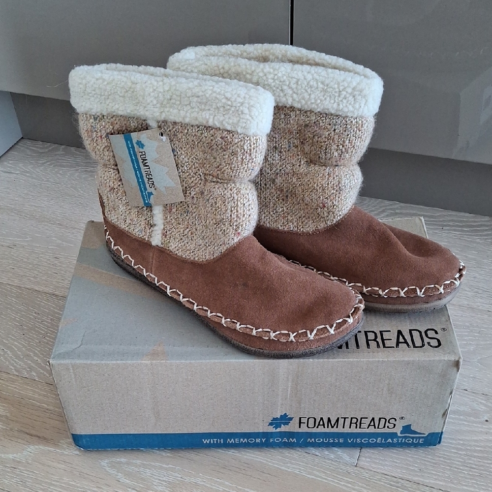Foamtreads Slipper Booties - Size 9 (New)